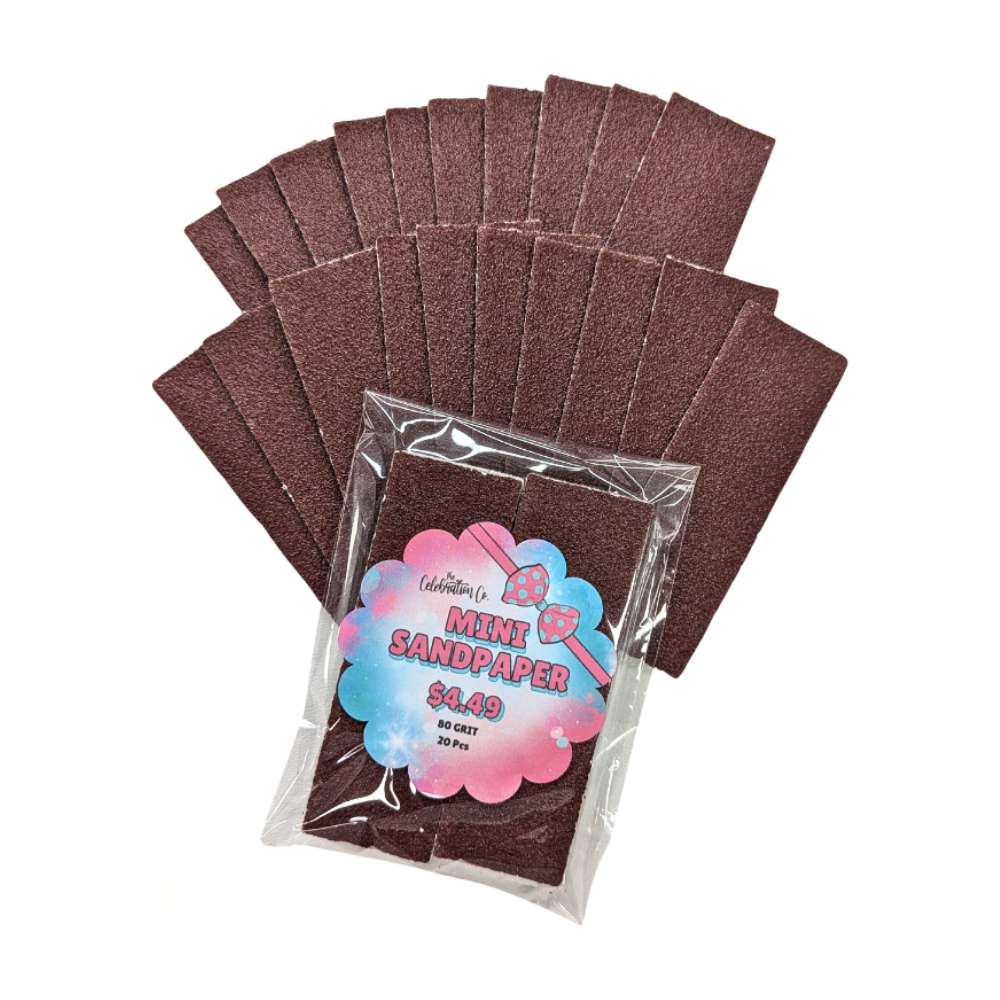 Micro Sander Sheet Refills (80 grit) - Package of 20 Sheets-  Tools- The Celebration Co.