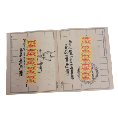 Vintage Top Value Stamps Saver Book (Choice of 2 Styles)-  Crafting Paper- The Celebration Co.