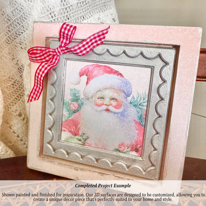 Scalloped Frames – Set of 2 Decorative Accents-  3D- The Celebration Co.