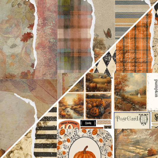 Digital Vault: Harvest Leaves & October Bliss - 09/25