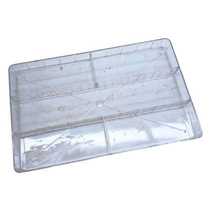 Vintage 1960s Burnt Orange Plastic Sewing Caddy with Removable Trays-  Decor- The Celebration Co.