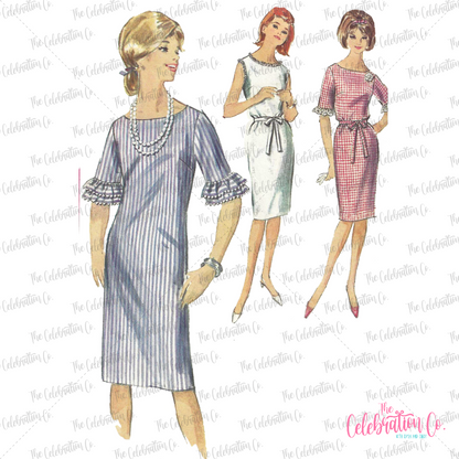 Vintage Sewing Pattern Digital Print (Choose from 5 Designs)