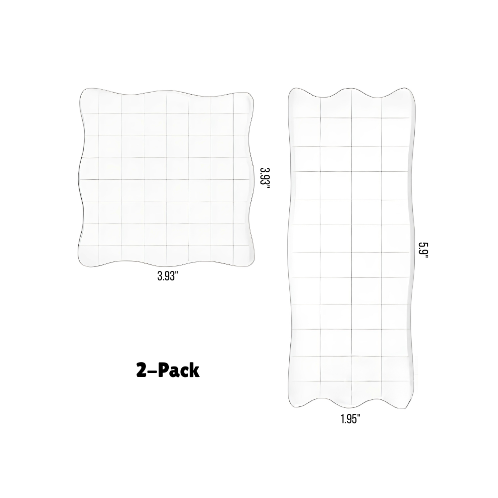 Acrylic Clear Stamps Block (2-Pack)-  Craft Supplies- The Celebration Co.