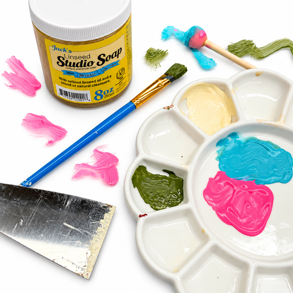 Studio Soap Surface & Brush Cleaner - 8 oz.-  Paints & Mediums- The Celebration Co.