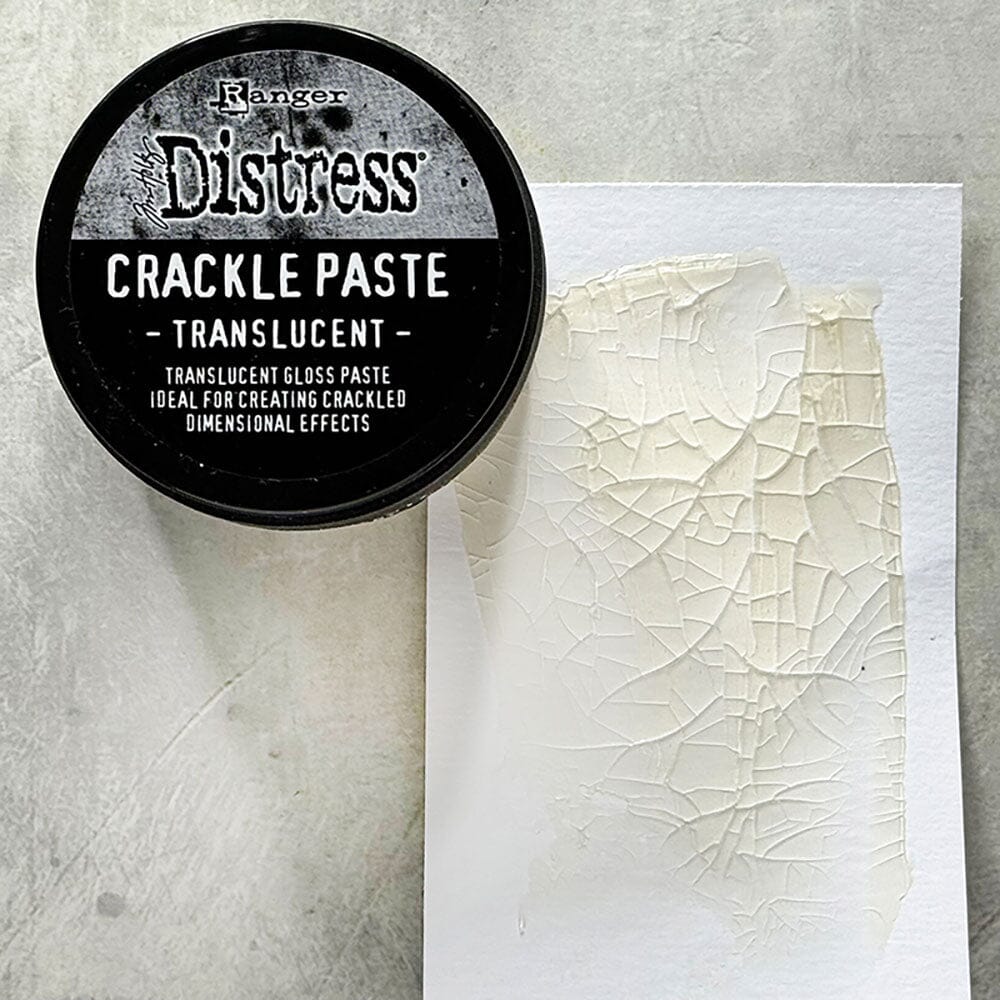 Tim Holtz Distress Crackle Paste - Translucent-  Craft Supplies- The Celebration Co.