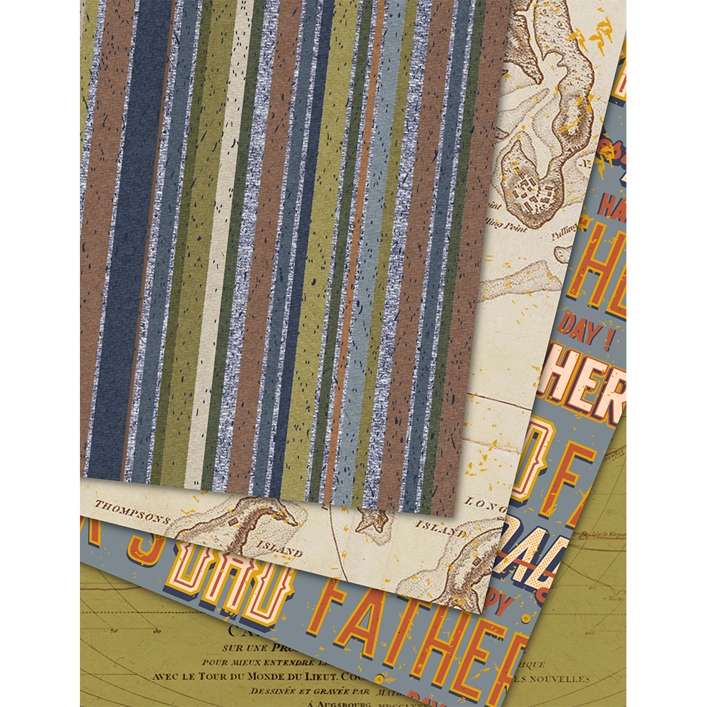 Tweed and Oak - Digital Download - Craft Paper Package