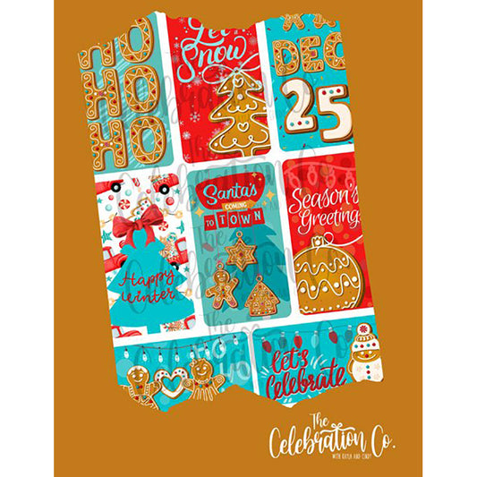 Printable Christmas Gift Tags - Gingerbread