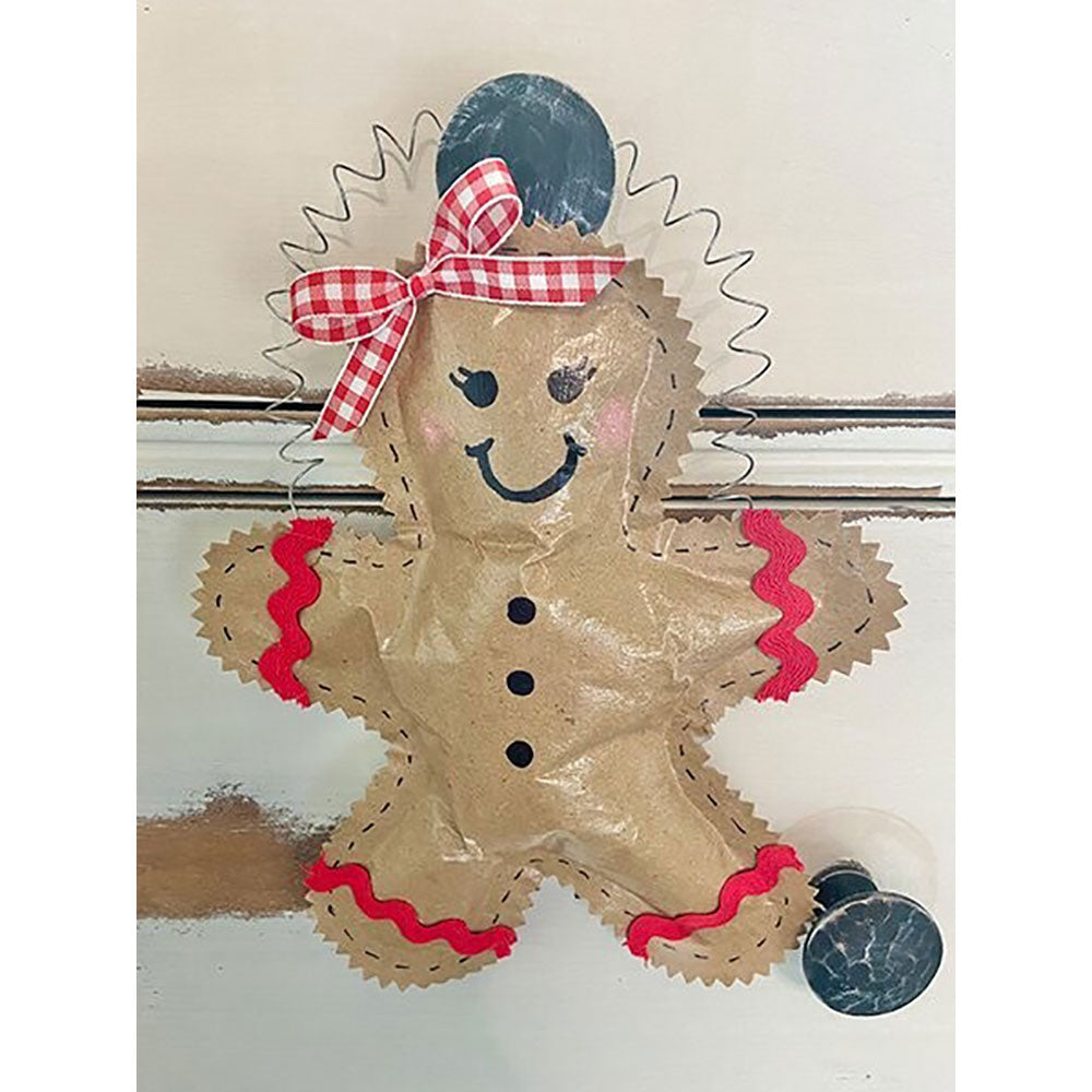 Gingerbread Man-Woman Ornament or Hanger (Template)