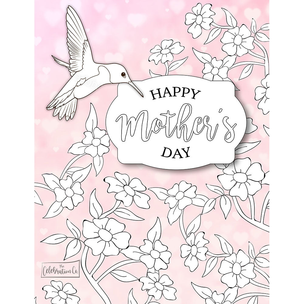 Mother's Day Coloring Page (Free)