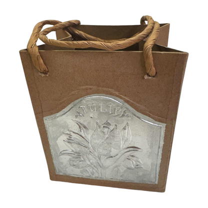 Paper Mache Tulip Bag