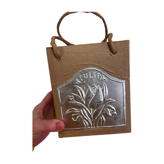 Paper Mache Tulip Bag