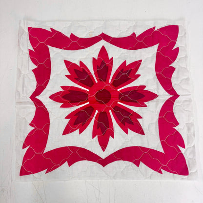 Two Tone Red & White Quilt Fat Quarter