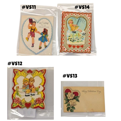 Vintage 1940s Valentines —  Rectangle Collection