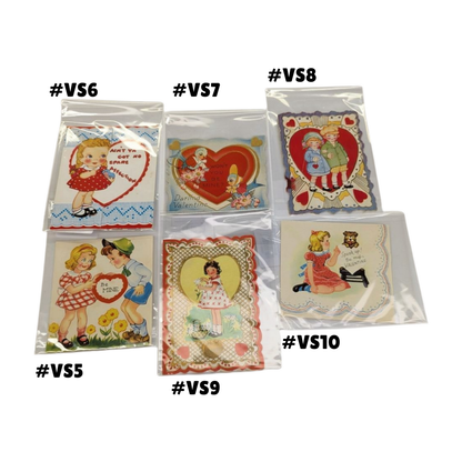 Vintage 1940s Valentines —  Rectangle Collection
