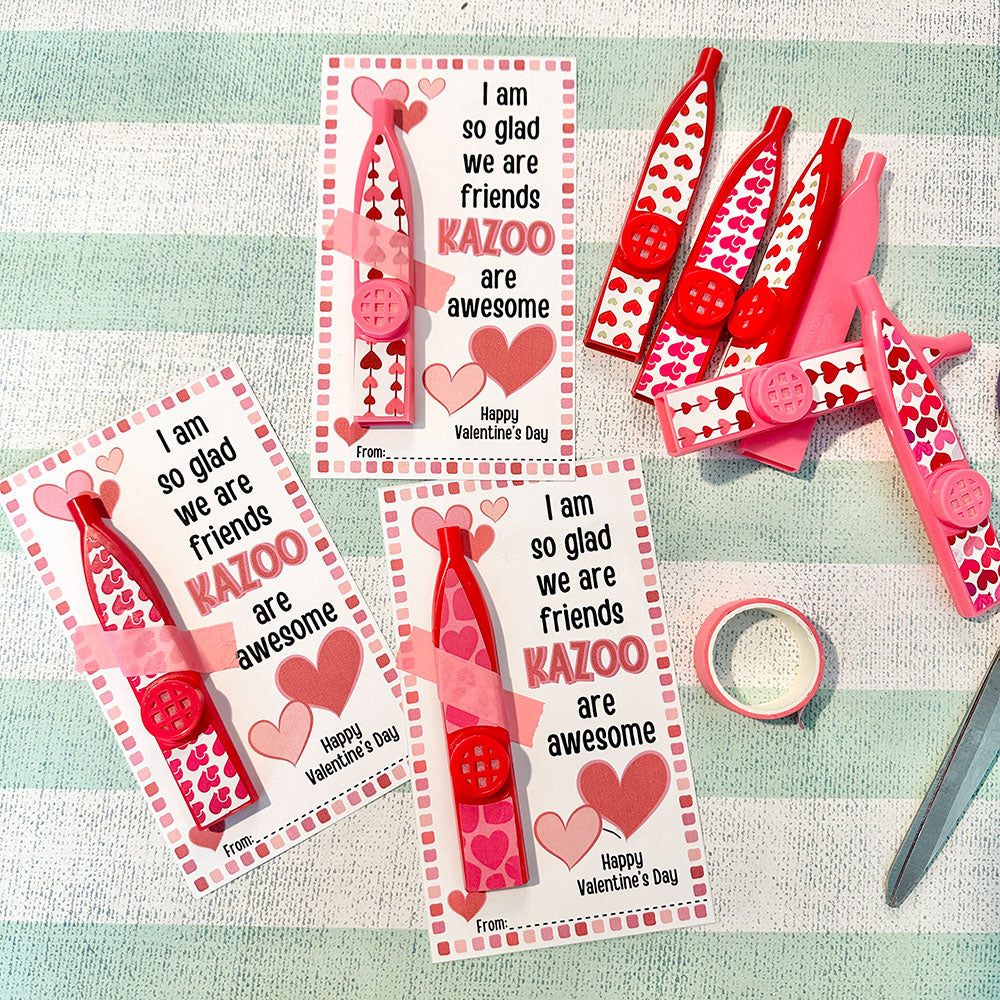 Valentine's Day Gift Tag - "Kazoo" Are Awesome