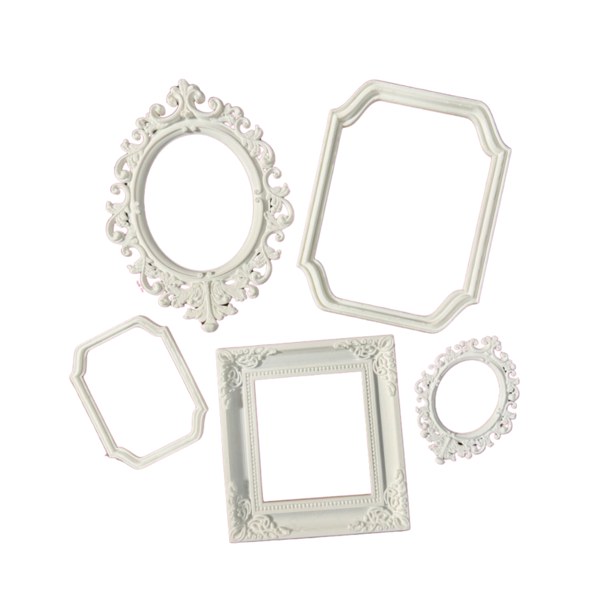 Vintage Style Frames – Set of 5-  3D- The Celebration Co.