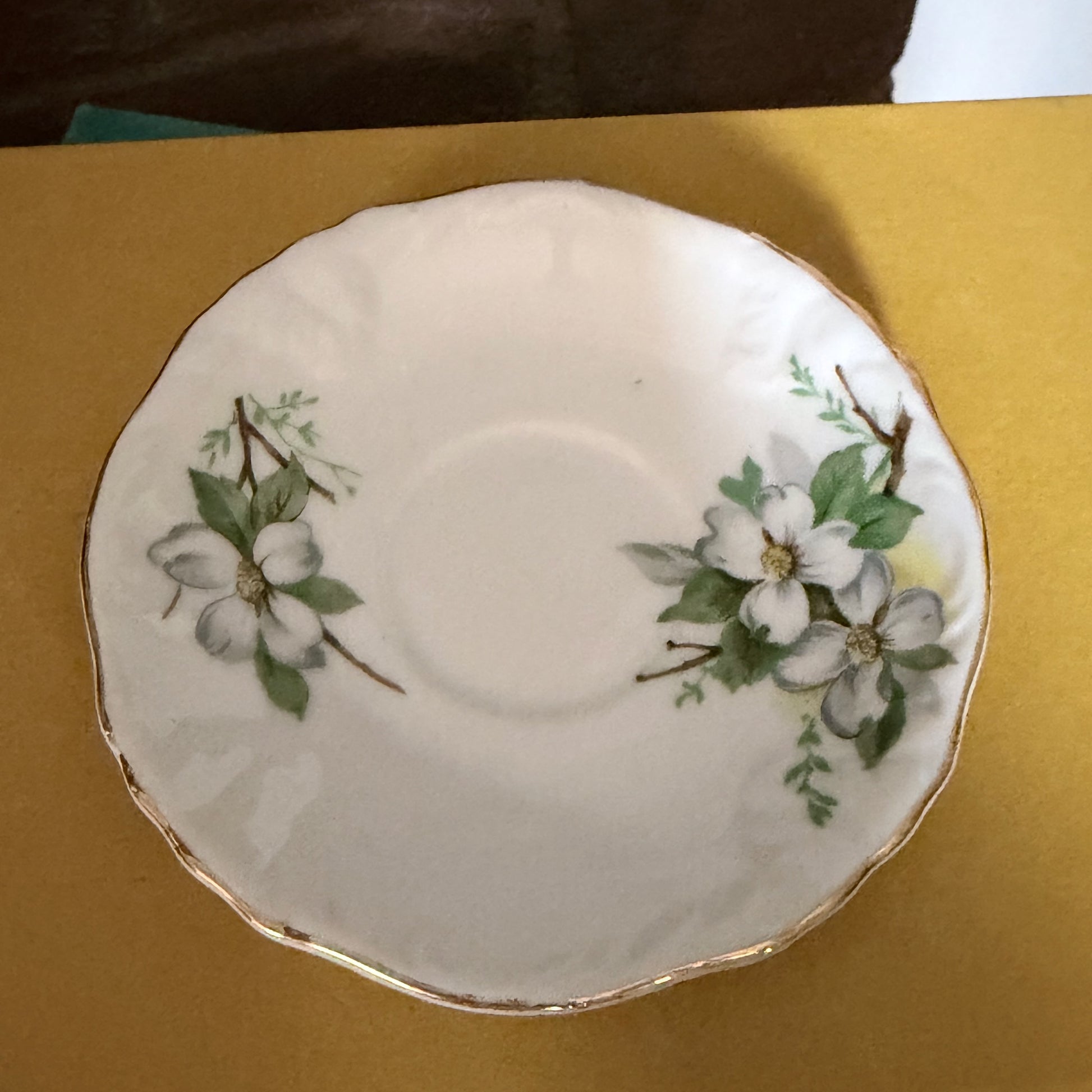 Vintage Lefton China Hand-painted Floral Teacup & Saucer Set-  vintage- The Celebration Co.