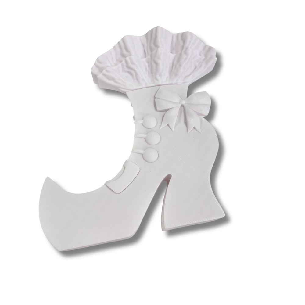 Witch Boot - Dimensional & Free Standing