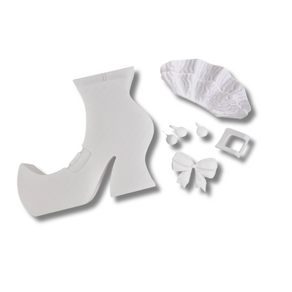 Witch Boot - Dimensional & Free Standing