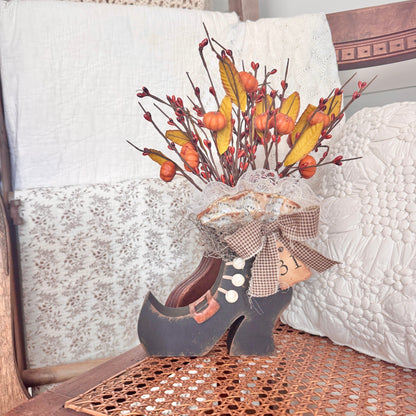 Witch Boot - Dimensional & Free Standing