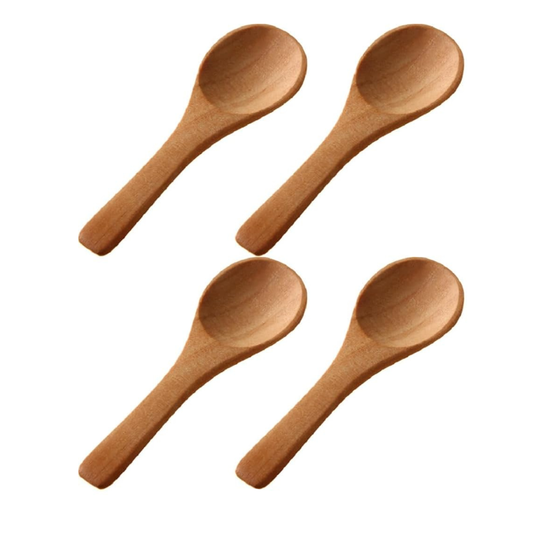 Mini Wooden Spoons – Pack of 4-  Craft Supplies- The Celebration Co.