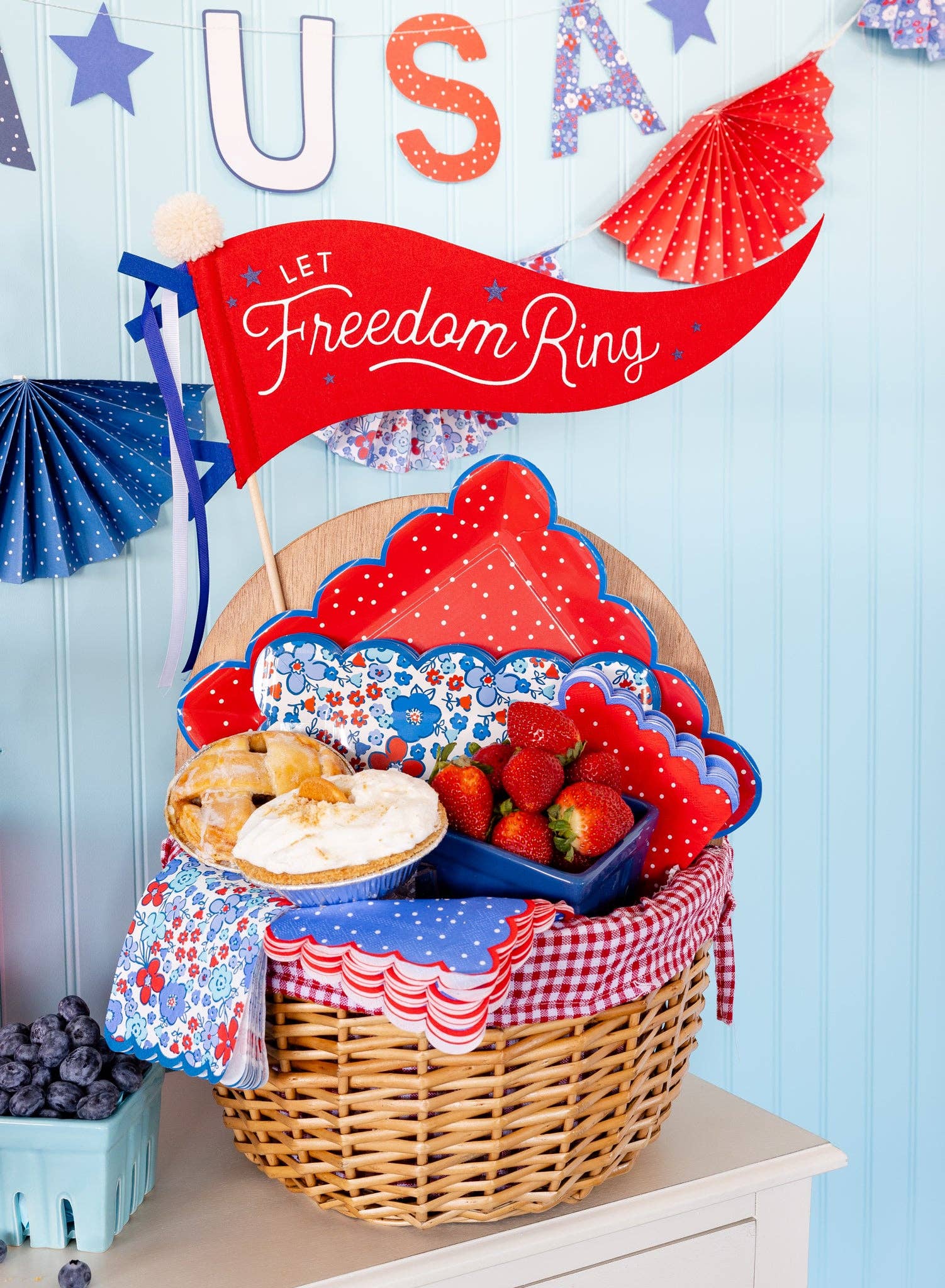 Red Polka Dot 10" Paper Plate-  Party- The Celebration Co.