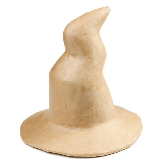 Paper Mache Crooked Witch Hat