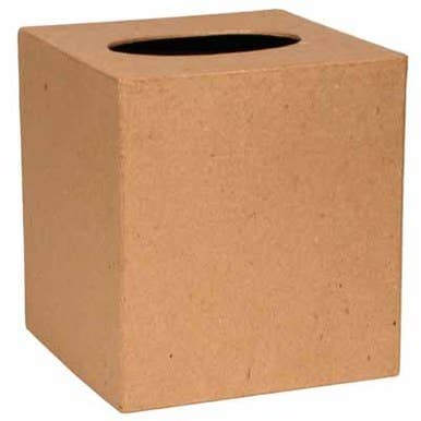 Paper Mache Tissue Box Cover
