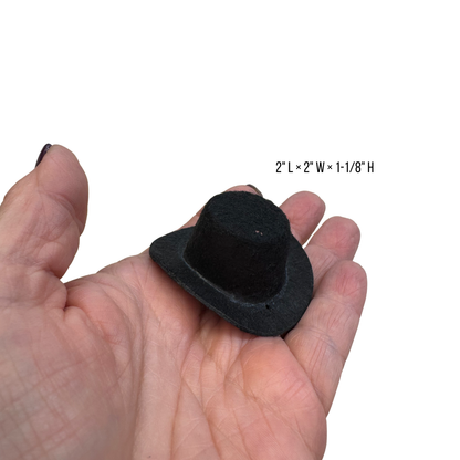Black Top Hats (Package of 5)