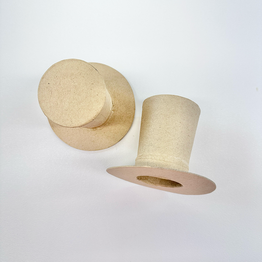 Paper-mache Top Hats - (2-Pack)