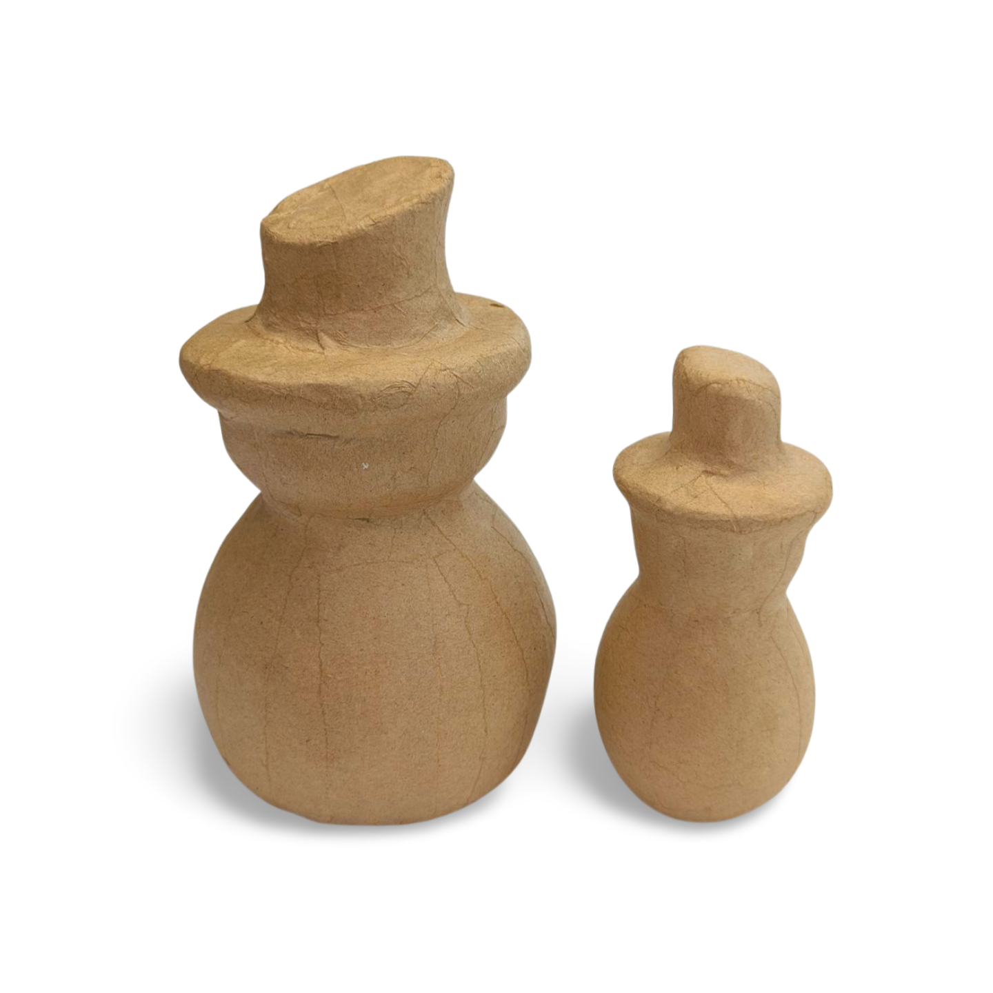 Paper Mache Snowman - Choice of 2 Sizes