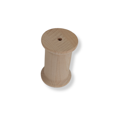 Unfinished Natural Wood Thread Spool-  Wood- The Celebration Co.